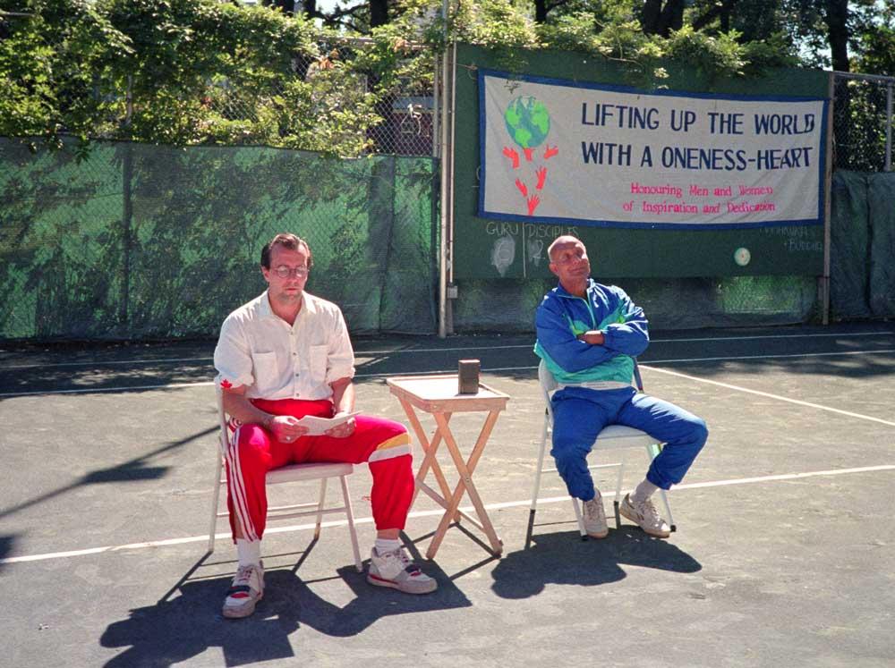 Daniel St. Hilaire with Sri Chinmoy